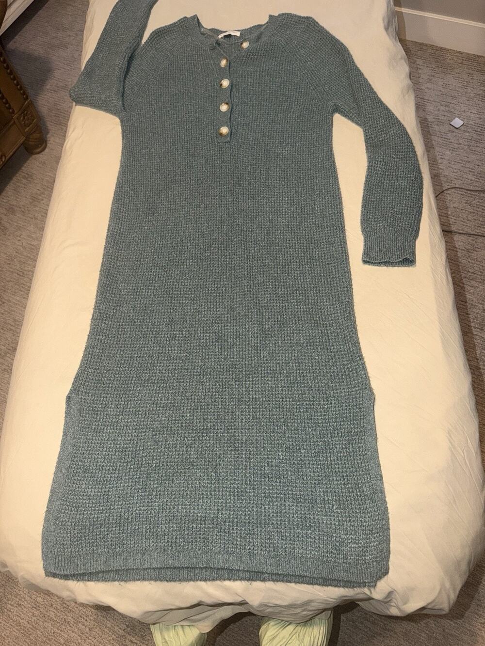 Universal Thread Sweater Dress Teal Green Soft Size Small